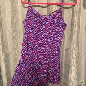 Pink and Purple Girls Jumpsuit
